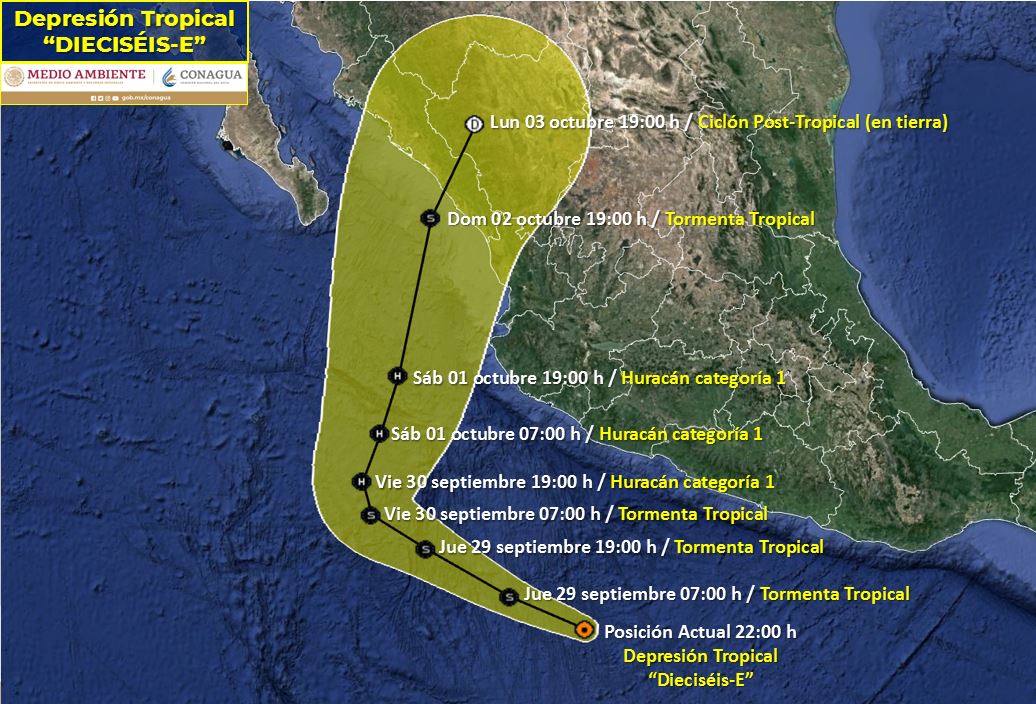 Depresi N Tropical E Se Forma En Costas De Manzanillo Prev N Que