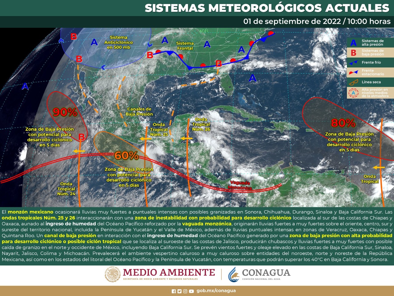 Est N Por Formarse Dos Ciclones Tropicales Frente A La Costa Del